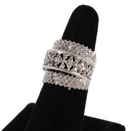 "8" CZ Micro Pave Ring "