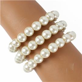 Pearl Multilayereds Stretch Bracelet