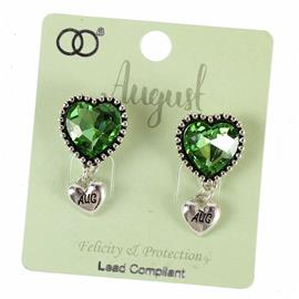 Birth Stone Clip On Earring