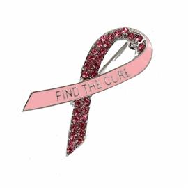 Breast Cancer Awareness Brooch