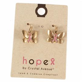 Breast Cancer Awareness Earring