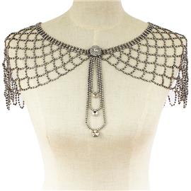Rhinestone Shoulder Necklace
