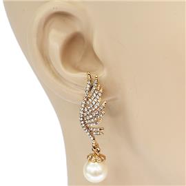 Pearl Wings Earring