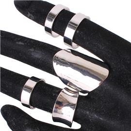 Metal Multi-Midi Rings