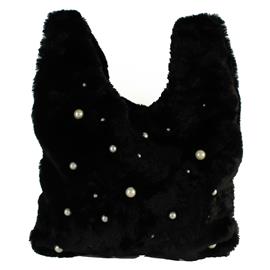 Fashion Fur Pearl Hand Bag