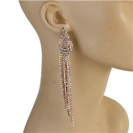 Rhinestone Long Earring