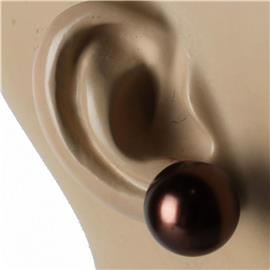 Pearl 16 MM Ball Stud Earring