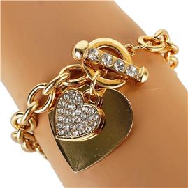 Fashion Heart Chain Bracelet