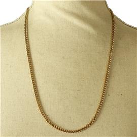 ""24" Stainless Steel Cuban Chain "