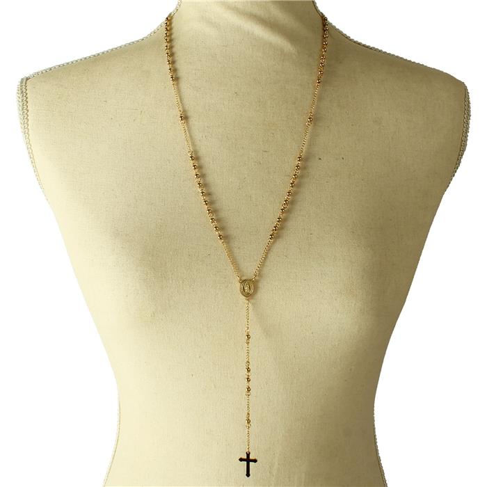 2023 New Catholic Pray Rosary Necklace Jesus Crucifix Cross Stainless Steel  Pendant - China Chi Pendant and Jewelry price | Made-in-China.com