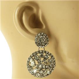 Crystal Dangling Round Earring