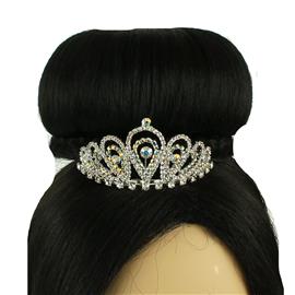 Rhinestones Mini  Crown Hair Comb