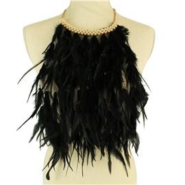 Feather Pearl Top-Body Chain