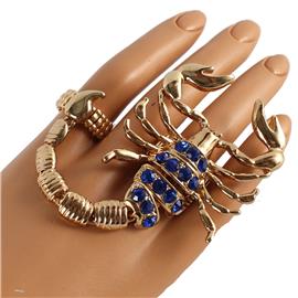 Fashion Scorpion Double Ring