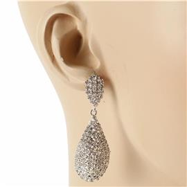 Rhinestone Tear Earring