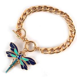 Chain Charm Dragonfly Bracelet