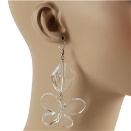 Fashion Acrylic Butterfly Earring