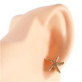 Cubic Zirconia Starfish Earring