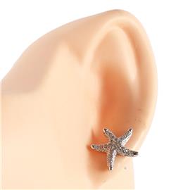 Cubic Zirconia Starfish Earring