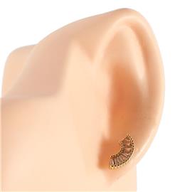 Cubic Zirconia Half Earring