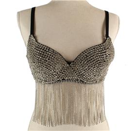 M Rhinestones Bra Top