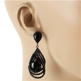 Crystal Teardrop Earring