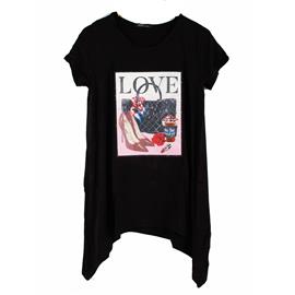 Plus LOVE Print T Shirt