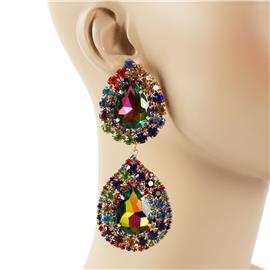 Crystal Chungky Chandelier Earring