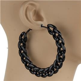 Link Chain Hoop Earring