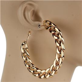 Link Chain Hoop Earring