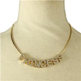 Princess Monogram Korean Necklace