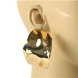 Metal Hammered Earring