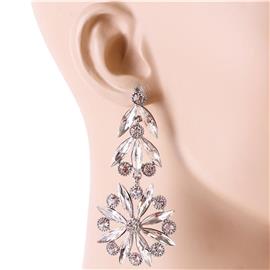 Crystal Chandelier Flower Earring