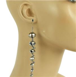 Long Crystal Beads Earring