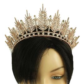Crystal Leaves Casting Crown Tiara