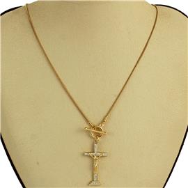 Stainless Steel Pendant Cross Necklace