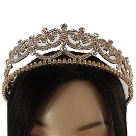 Rhinestones Swirl Crown Tiara