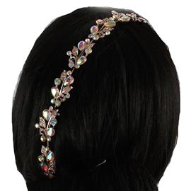 Crystal Tear Long Wire Headband