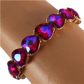 Crystal Heart Stetch Bracelet