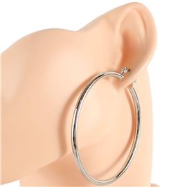 60mm Plain Hoop Earring