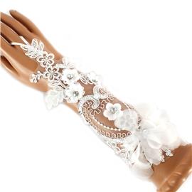 Laces Flower Gloves