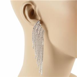 Rhinestones Fringeds Earring