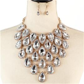 Crystal Fashion Necklace Set