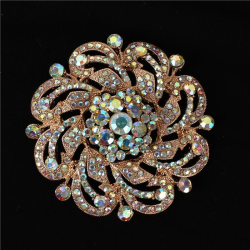 Crystal Brooch