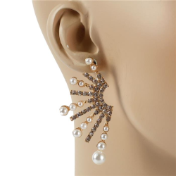 Pearl Wing Earring