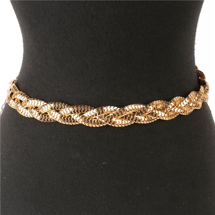 Metal Braid Design Belt - DDFLimport.com (Wholesale Fashion Jewelry)