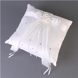 Flower Ring Pillow For Wedding