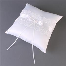 Laces Bow Ring Pillow  For Wedding