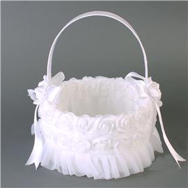 Laces Flower Wedding Basket