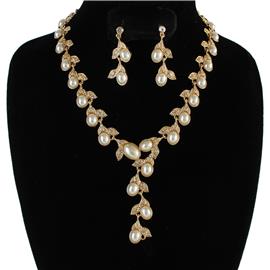 Pearl Casting Necklace Set